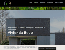 Tablet Screenshot of fob-arquitectura.com